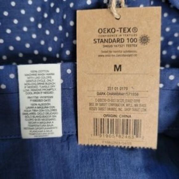 LEVI'S Women's Polk-a-Dot Pajama Shirt C19 - Picture 8 of 8